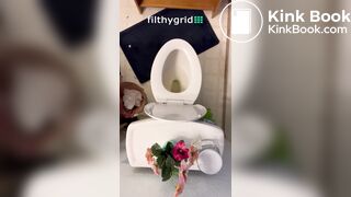 Above pov pooping