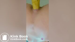Cute girl pooping on toilet - video 14