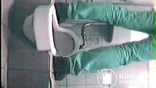 Asian girl pooping in night club toilet - 20