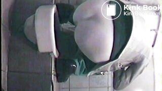 Asian girl pooping in night club toilet - 20