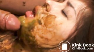 Ho scat slave deep throat