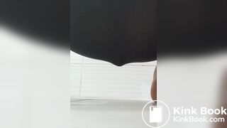 Pooping pants and sitting on it