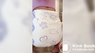 Cute diaper mess - video 3