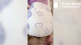 Cute diaper mess - video 3