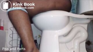 black girl pooping on toilet