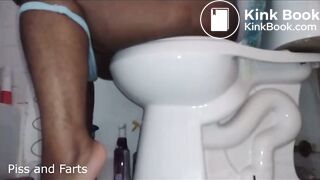black girl pooping on toilet