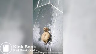 Girl shitting in the shower - video 2