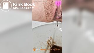Piss and diarrhea on toilet