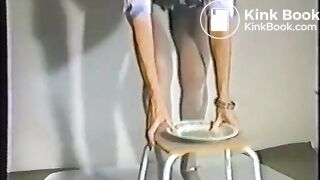 Very vintage huge scat shitting