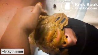 Nasty scat eating