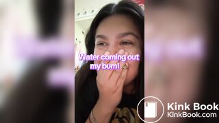 Latina girl diarrhea farting