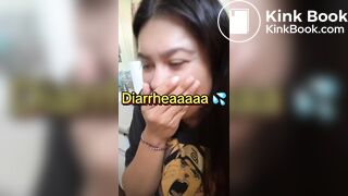 Latina girl diarrhea farting