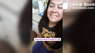 Latina girl diarrhea farting