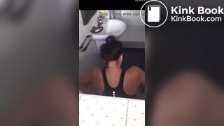 milf spied on pooping