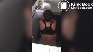 milf spied on pooping