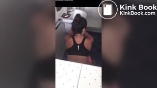 milf spied on pooping