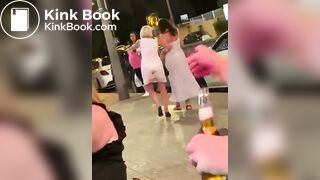 Woman shit her pants in public