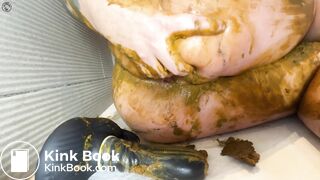 Hard anal smeared and hot