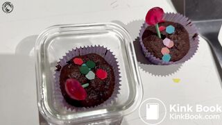 Preparing shitty cupcakes @scatdark