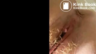 Extreme gassy girl shitting in the toilet