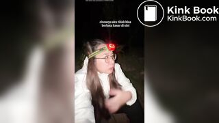 Girl Pooping With Her Friend In The Mountain