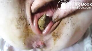 Scat filled vagina