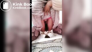 Pooping indian girl - video 2