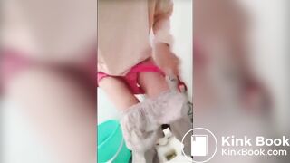 Pooping indian girl - video 2