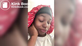 Ebony girl pooping on toilet - video 17