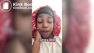 Ebony girl pooping on toilet - video 17