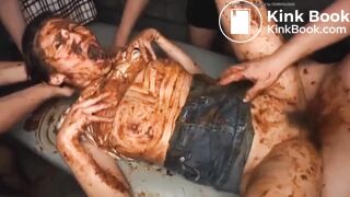 Fucking a scat slave