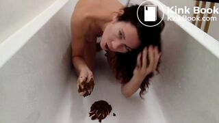 scat in bathtub - video 2