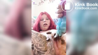 Using shit as lube