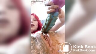 Using shit as lube