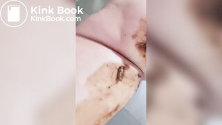 Her panties can't hold any more poop