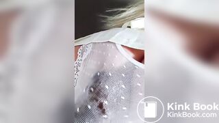 Her panties can't hold any more poop