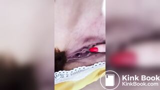 Her panties can't hold any more poop