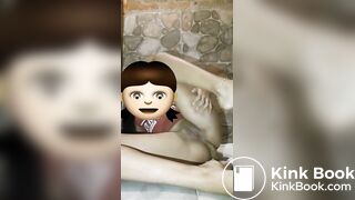 Cute latina pooping - video 3