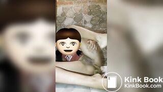 Cute latina pooping - video 3