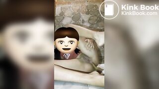 Cute latina pooping - video 3