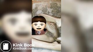Cute latina pooping - video 3