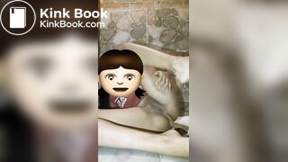 Cute latina pooping - video 3
