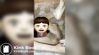 Cute latina pooping - video 3