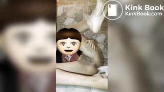 Cute latina pooping - video 3