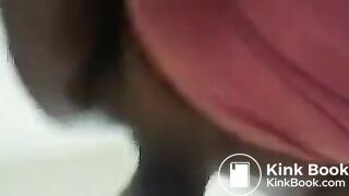 Slow 20 year old black girl pooping Pt 2