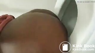 Slow 20 year old black girl pooping Pt 2