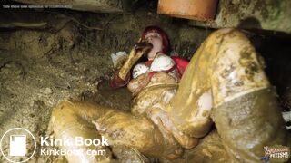 Midnight Orgasm In The Outhouse - human shit play