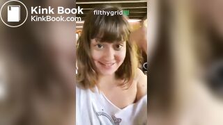 Girl pooping - video 839