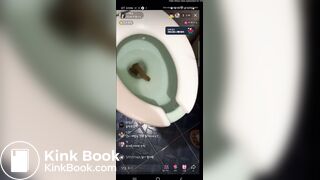 famous Korean woman poops and show