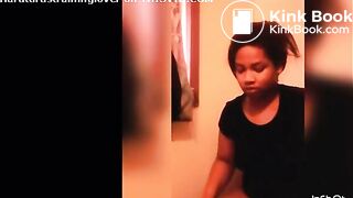 Big booty ebony constipated and struggling to poop